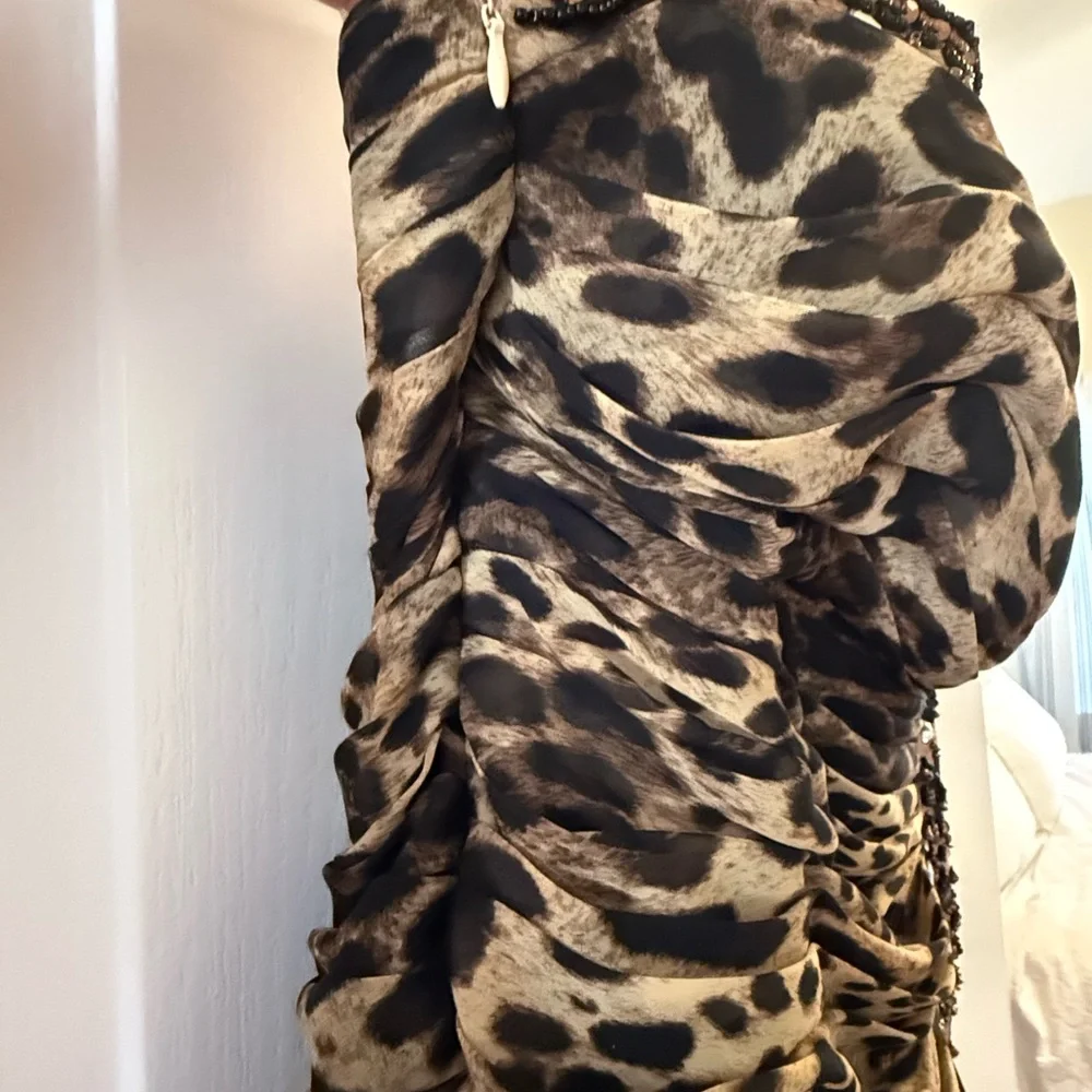 Leopard Print Evening Gown - Picture 4 of 9
